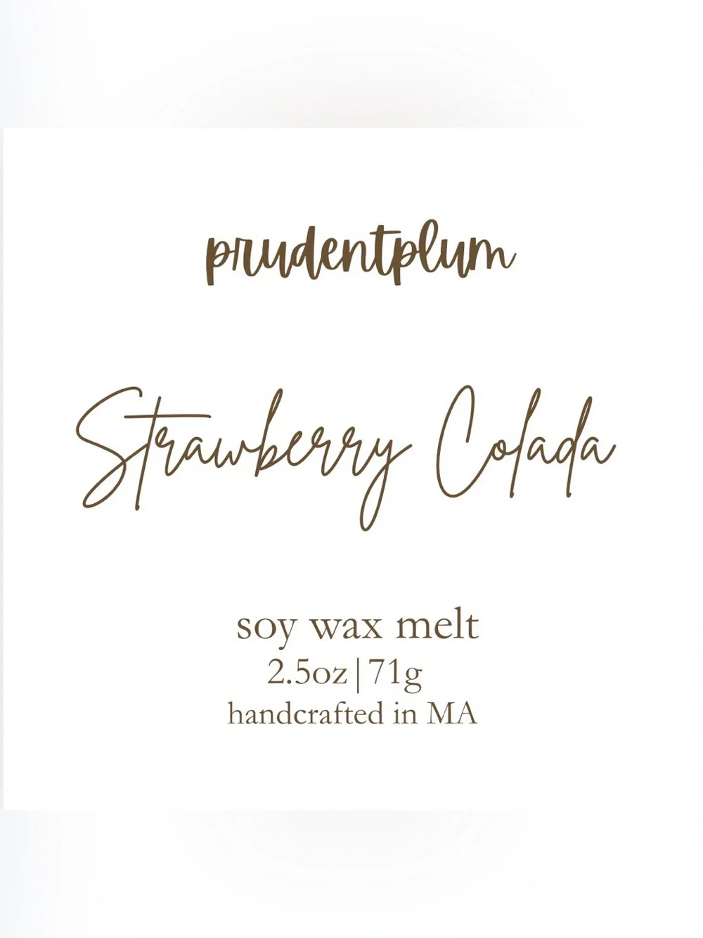 Strawberry Colada Soy Wax Melt 2.5 oz | Melts For Wax Warmer Clamshell